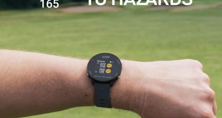 shot scope g5 golf gps watch black 1