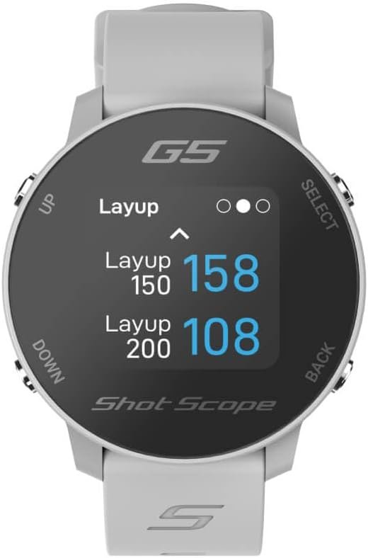 Shot Scope G5 Golf GPS Watch (Black)