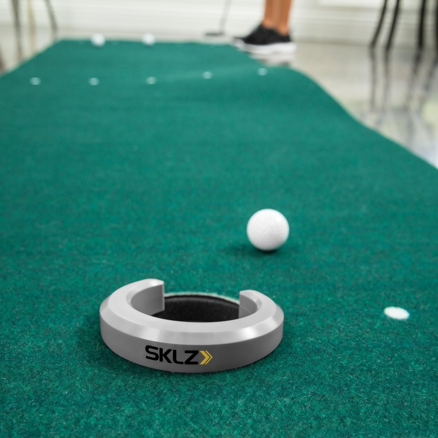 SKLZ mens womens boys teen unisex adult SKLZ Putt Pocket Putting Trainer Aid Golf, Grey, L UK