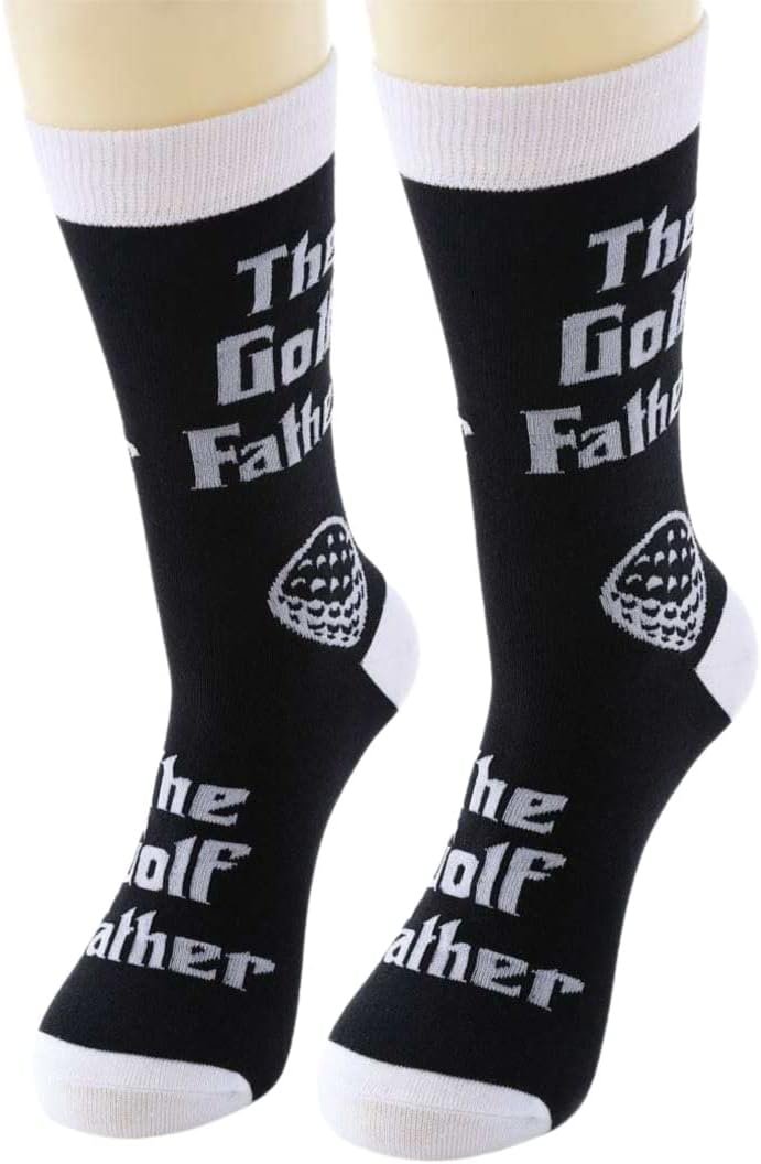 solo-pro master your game Novelty Golf Socks for Dads, Fathers Unique Birthday Golf Gift Fathers Day THE GOLF FATHER