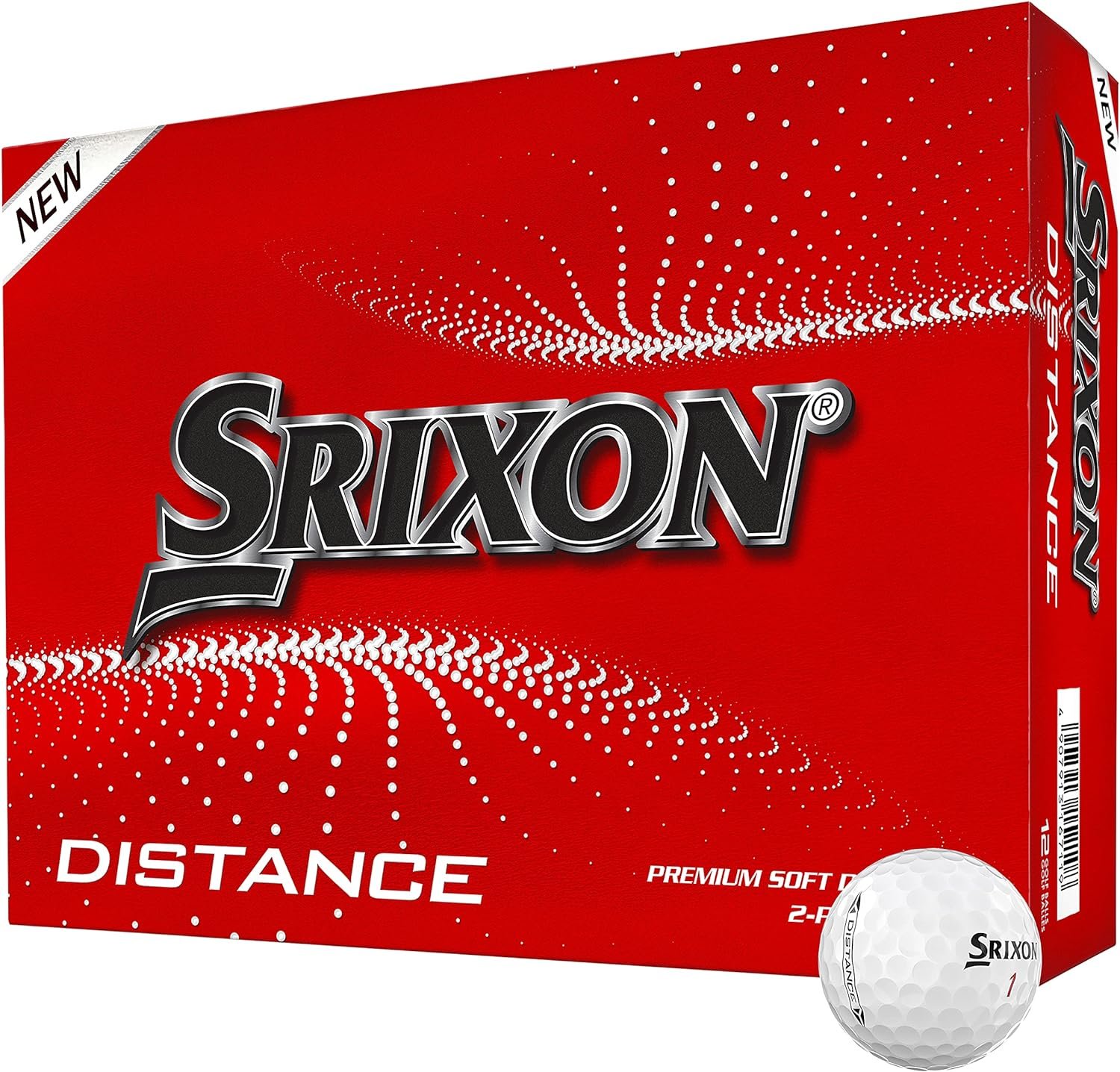 Srixon Distance 10 (NEW MODEL) - Dozen Golf Balls - High Velocity and Responsive Feel - Resistant and Durable - Premium Golf Accessories and Golf Gifts