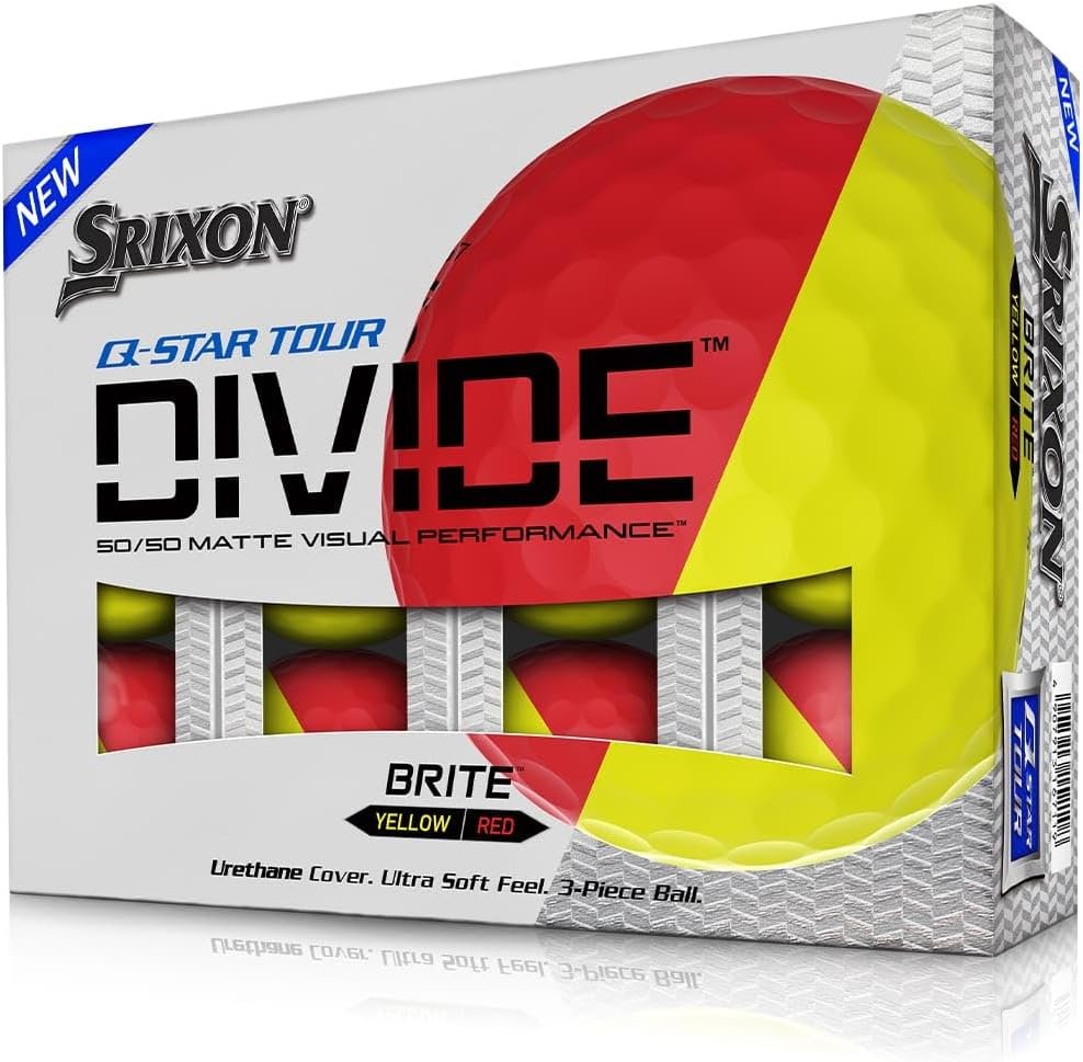 srixon q star tour divide golf balls