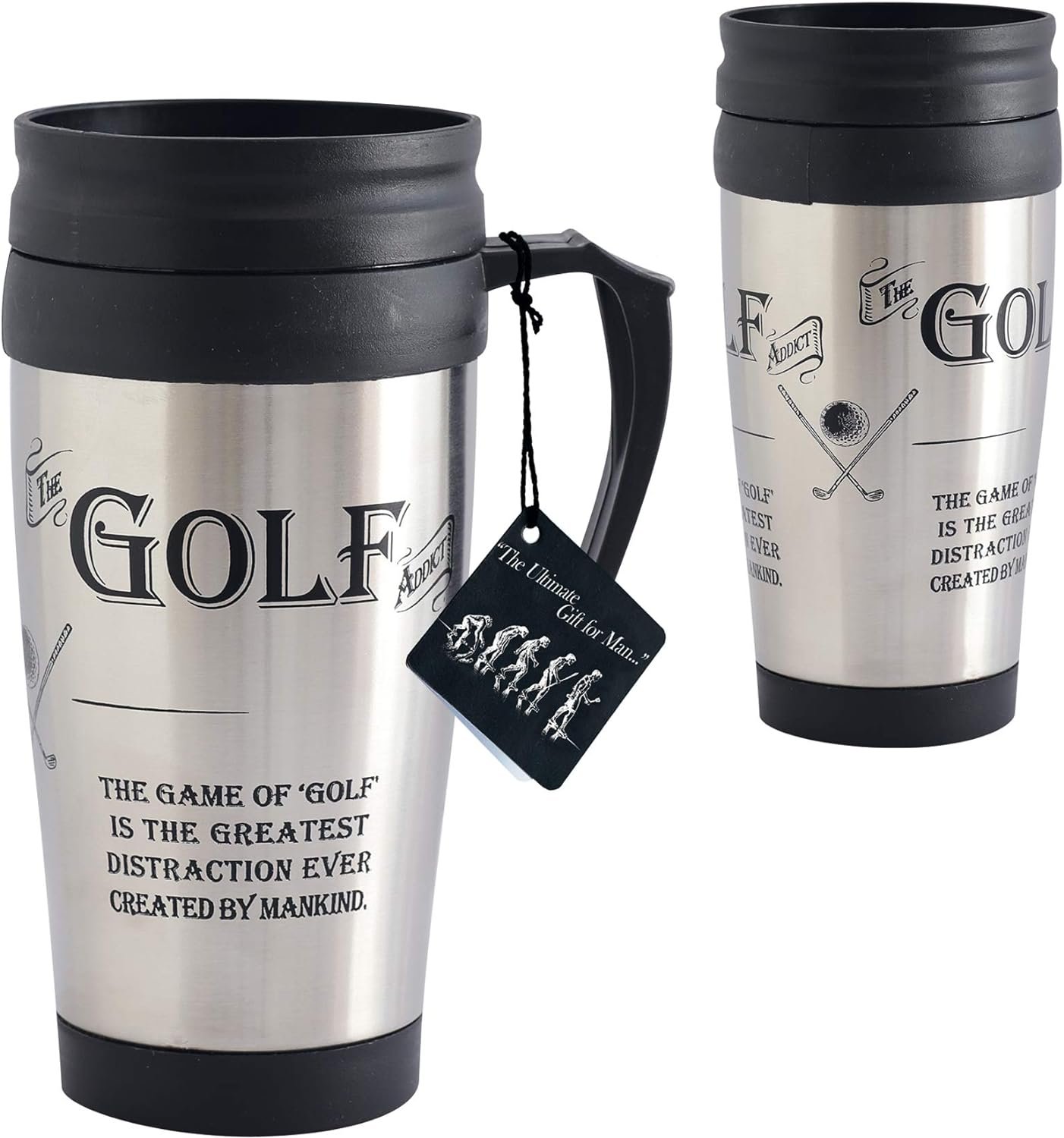 Ultimate Gift for Man 8838 Golf Addict Travel Mug, one Colour