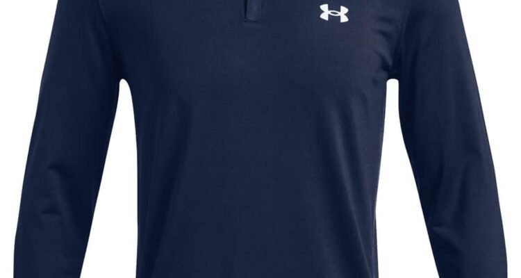 under armour mens 2024 playoff moisture wicking stretch 14 zip golf sweater 2