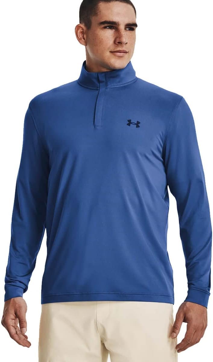 Under Armour Mens 2024 Playoff Moisture Wicking Stretch 1/4 Zip Golf Sweater