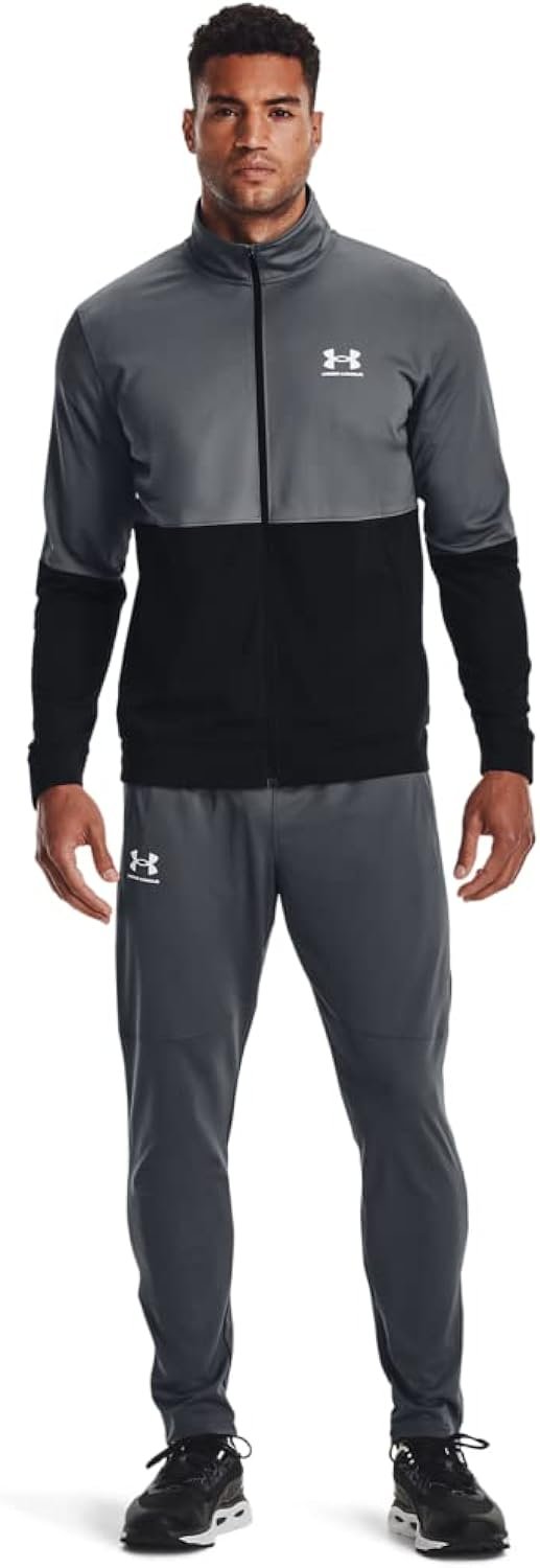 Under Armour Mens Pique Moisture Wicking Quick Drying Track Jacket