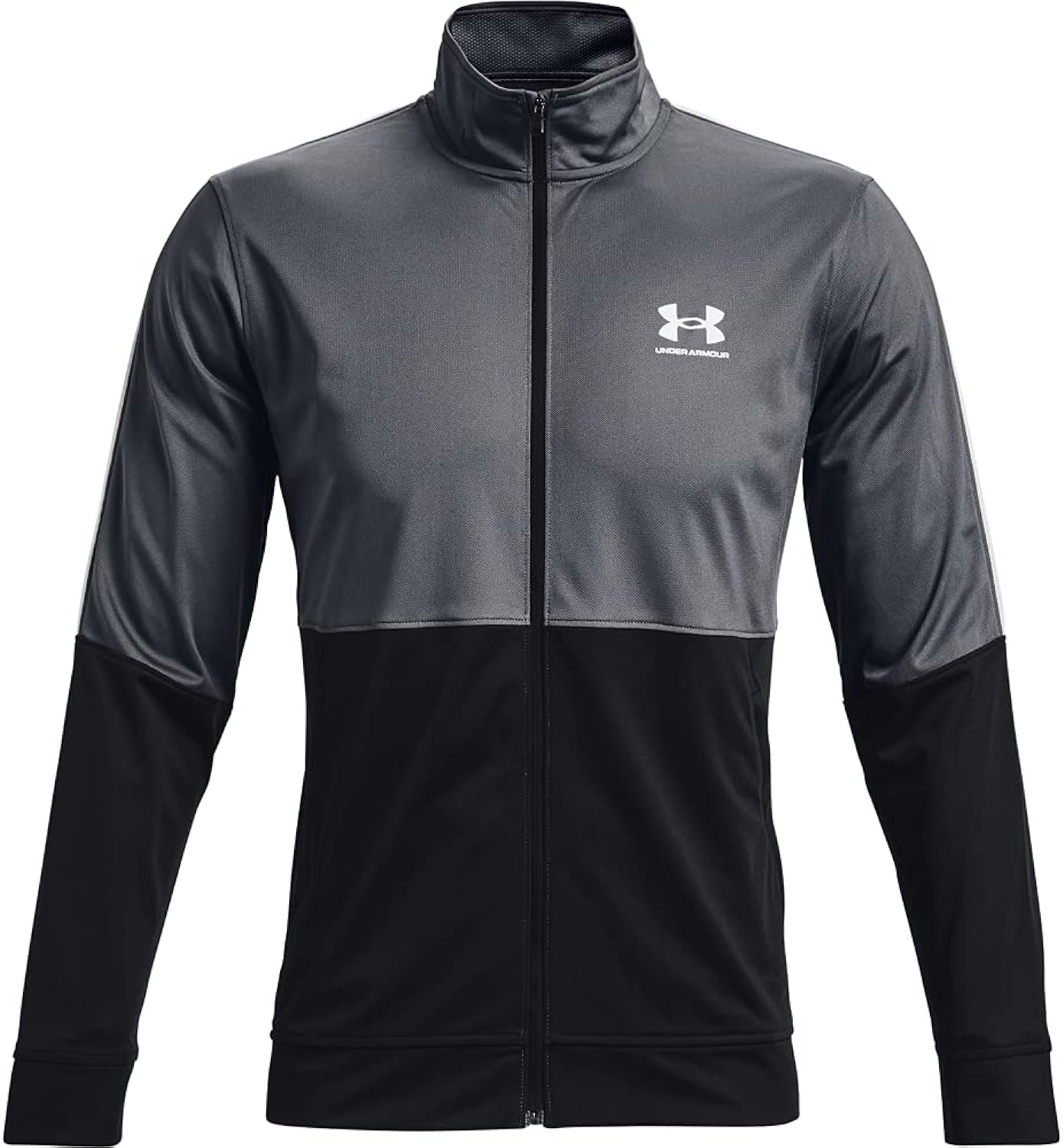 Under Armour Mens Pique Moisture Wicking Quick Drying Track Jacket