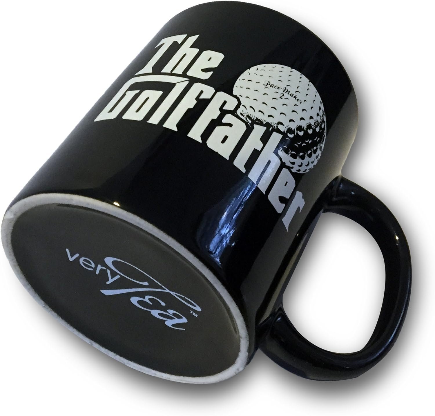 verytea the golf father black mug cup