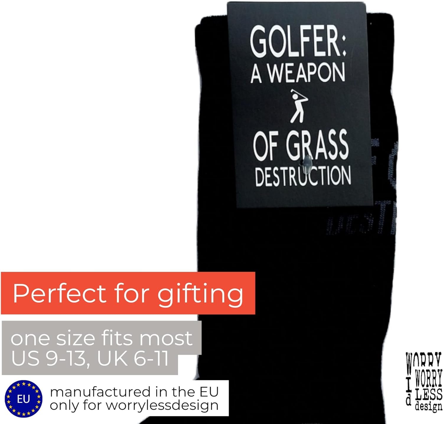 Worry Less Design Golf Gifts - Golf Gifts for Men - Golf Presents