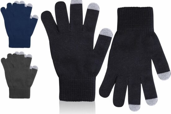 yecp cold weather gloves antislip touch screen technology lightweight warm portable cycling running work safety windproo