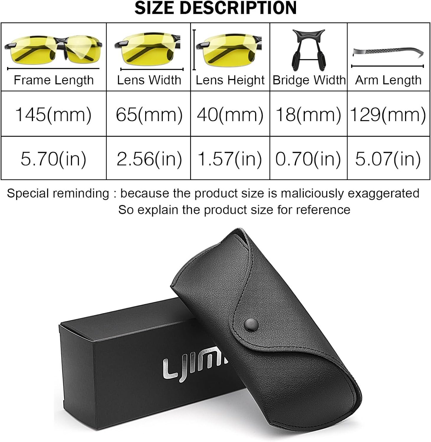 YIMI Polarized Photochromic Driving z87 Sunglasses For Men Women Day and Night safety glasses