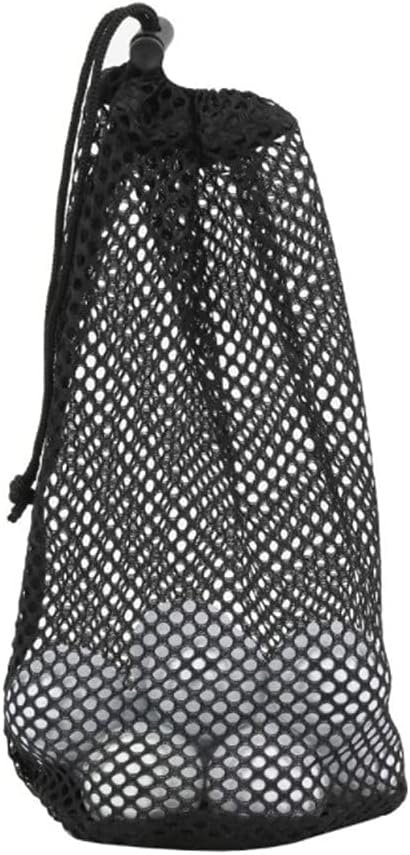 Golf Ball Bag Nylon Rope Golf Ball Net Bag Large Golf Ball Mesh Bag with Drawstring Cord Lock Closure for Golf Courses, Shcool, Fitness Clubs, Camping, Traveling