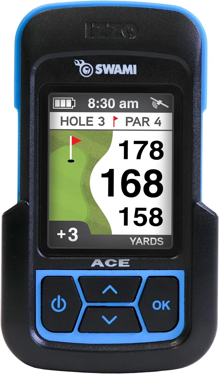 IZZO Golf Swami Ace Handheld Golf GPS Rangefinder