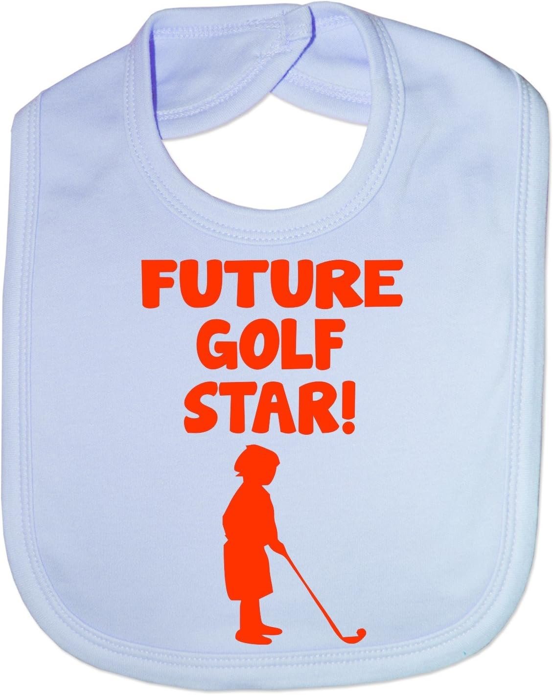 Print4U Future Golf Star - Funny Baby/Toddler/Newborn Bib - Baby Gift