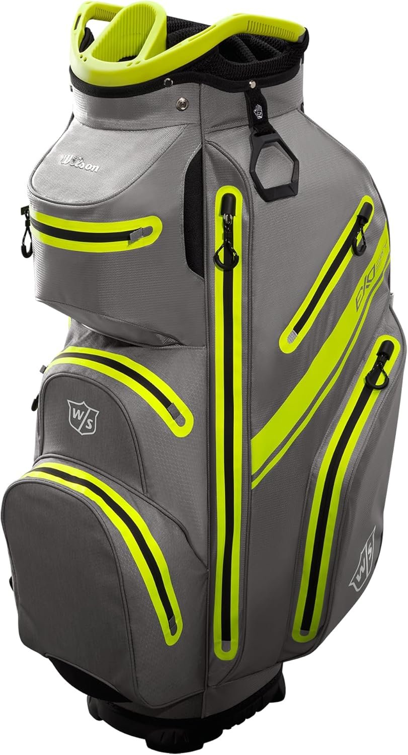 Wilson WS EXO DRY CART BAG Charcoal/Citron