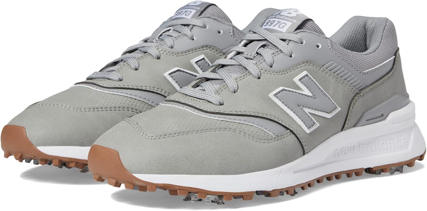 new balance mens 997 golf shoe grey 10 us