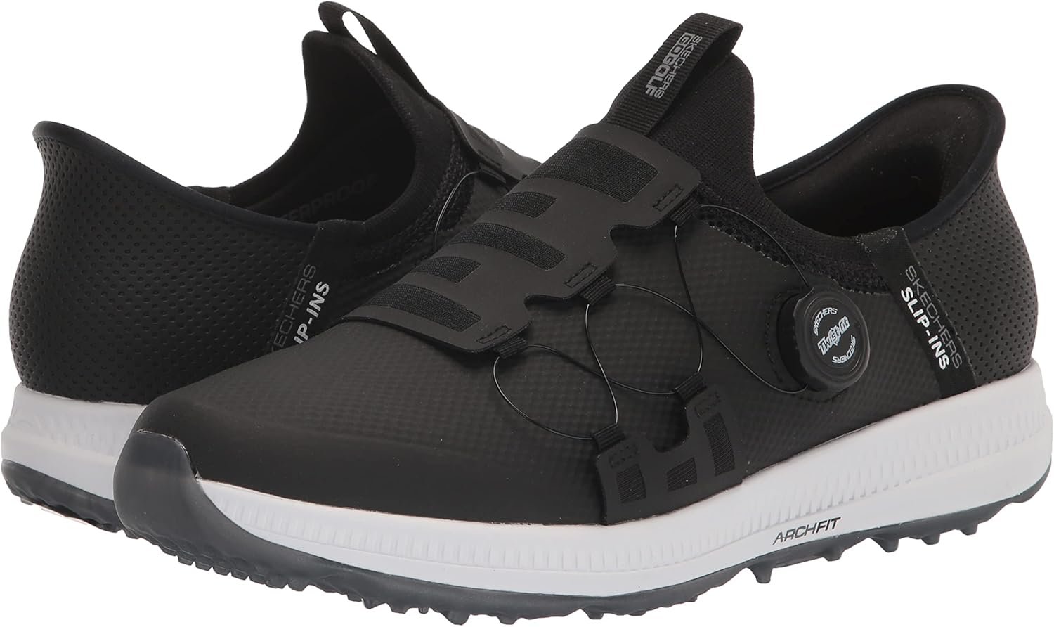 skechers mens go elite 5 arch fit waterproof slip in golf shoe sneaker 1